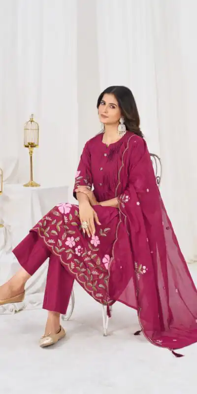 DIVA 159 Pink with Embroidery Work & Cut Work Brown Pure Cotton Salwar Suit . Exclusive Offer ₹2499. Delivery 4-6 Working Days. Shop now. | Casual Suits, Jump Suits, Creative suits, Designer Suits, Palazzo Suits, Party Wear Suits, Patiala Suits, Salwar suit, Straight Suits