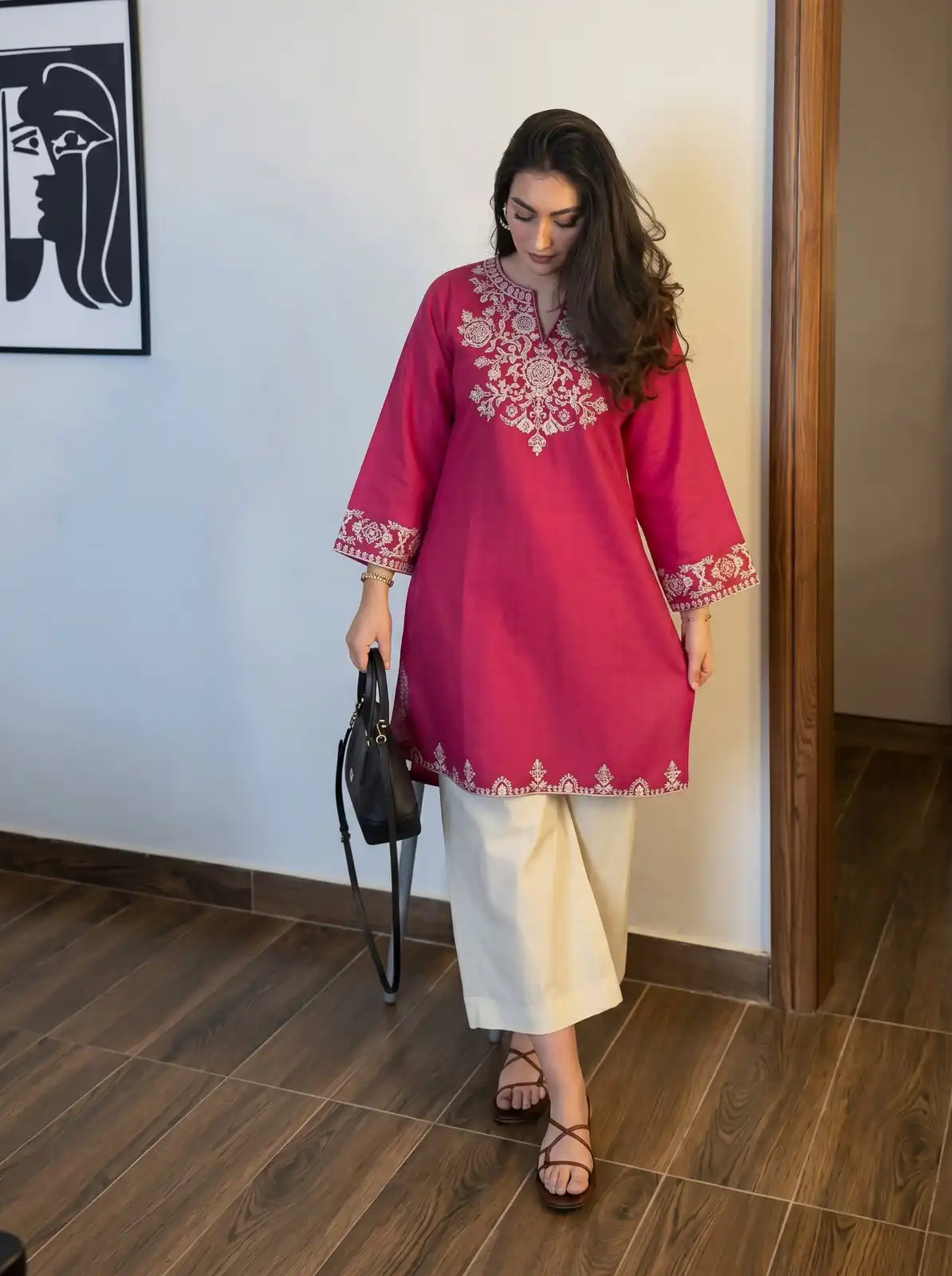MF 1000 Pink Colour Rayon Cotton Kurti with Embroidery Work. Introductory Price ₹1449. Delivery 4-6 Working Days. Shop now. | Bollywood Kurti, Creative Kurtis, Designer Kurti, Kurti, Party Wear Kurti, Selfie Kurti