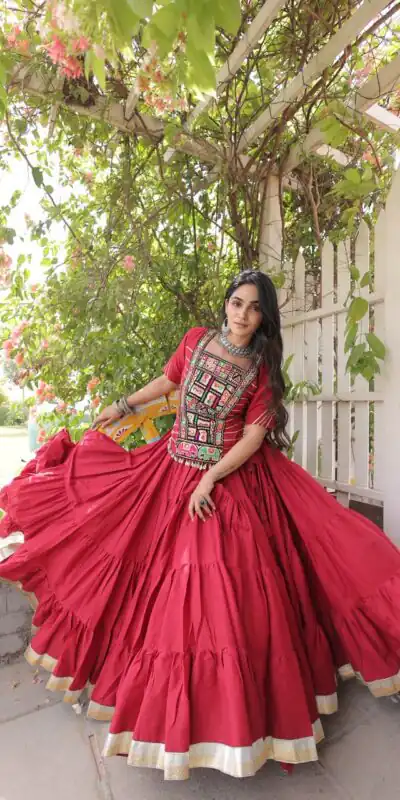 PKA 5078 Red Kora Cotton Lehenga Choli erfect for Wedding, Party, Haldi, Traditional Day, Makar Sankranti – . Special Price ₹2649. Delivery 4-6 Working | Bollywood Lehenga, Creative Lehenga, Designer Lehenga, Embroidered Lehenga, Lehenga, Party Wear Lehenga