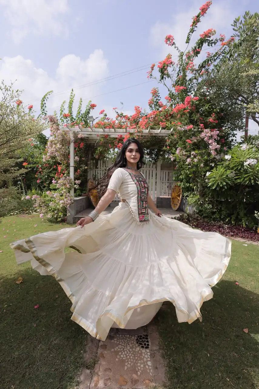 PKA 5078 White Kora Cotton Lehenga Choli erfect for Wedding, Party, Haldi, Traditional Day, Makar Sankranti – . Special Price ₹2649. Delivery 4-6 Working | Bollywood Lehenga, Creative Lehenga, Designer Lehenga, Embroidered Lehenga, Lehenga, Party Wear Lehenga
