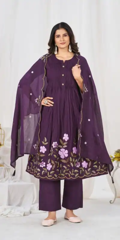 DIVA 159 Wine with Embroidery Work & Cut Work Brown Pure Cotton Salwar Suit . Exclusive Offer ₹2499. Delivery 4-6 Working Days. Shop now. | Casual Suits, Jump Suits, Creative suits, Designer Suits, Palazzo Suits, Party Wear Suits, Patiala Suits, Salwar suit, Straight Suits