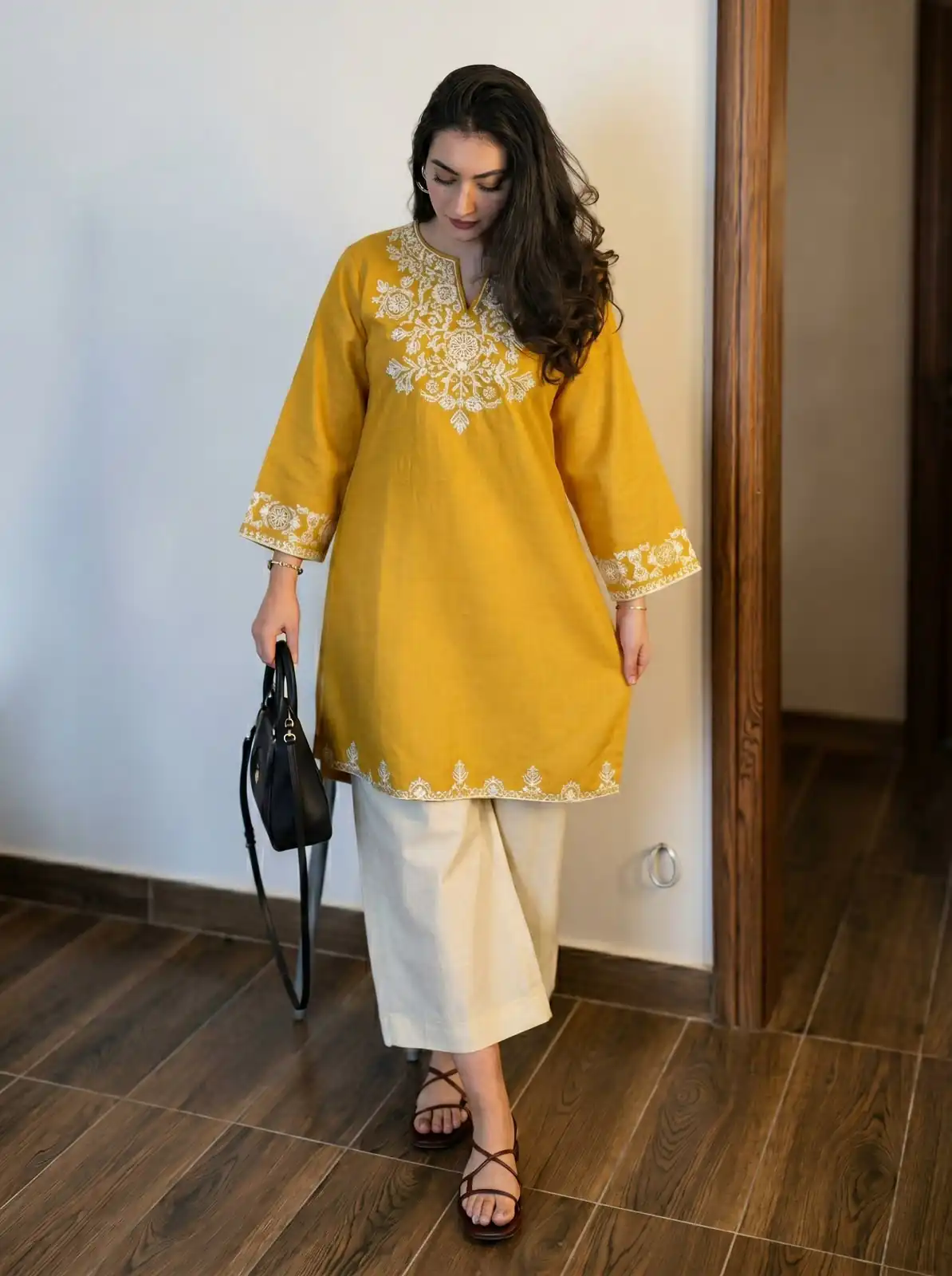 MF 1000 Yellow Colour Rayon Cotton Kurti with Embroidery Work. Introductory Price ₹1449. Delivery 4-6 Working Days. Shop now. | Bollywood Kurti, Creative Kurtis, Designer Kurti, Kurti, Party Wear Kurti, Selfie Kurti