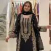 SR 1716 Black Colour Faux Georgette Salwar Suit with Lace Work. Introductory Price ₹2449. Delivery 4-6 Working Days. Shop now. | Casual Suits, Jump Suits, Creative suits, Designer Suits, Palazzo Suits, Party Wear Suits, Patiala Suits, Salwar suit, Straight Suits