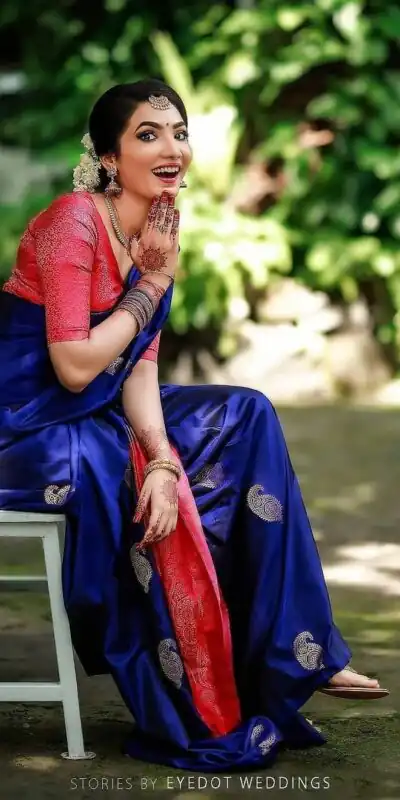 KP 2053 Blue in Soft Lichi Silk Jacquard Work Designer Work Saree . Exclusive Offer ₹1249. Delivery 4-6 Working Days. Shop now. | Creative Sarees, Bollywood Sarees, Designer Sarees, Embroidered Sarees, Ethnic Saree, Modern Digital sarees, Party Wear Sarees, Sarees