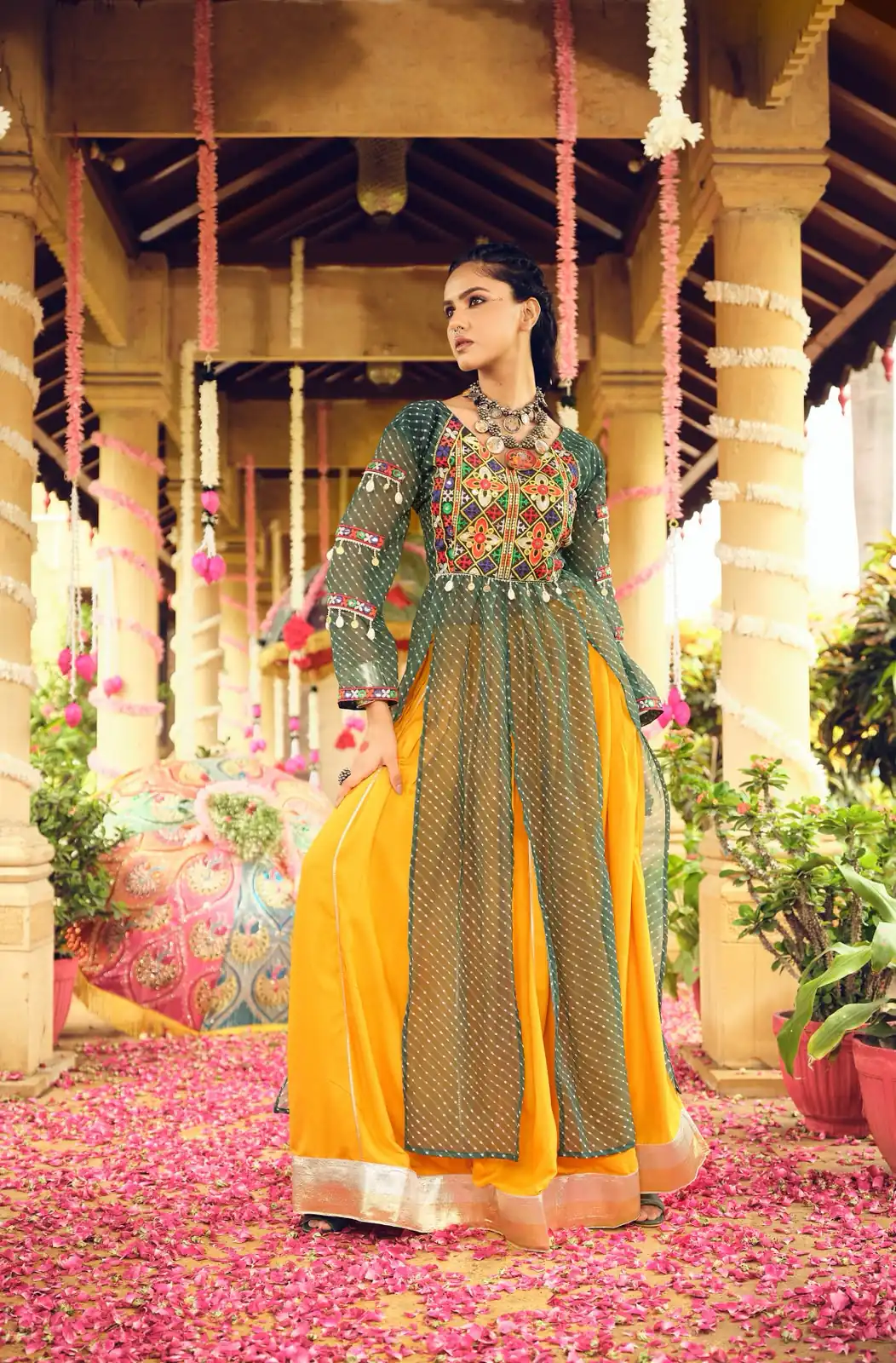 RR 28 Green in Plain Rayon Embroidery Work & Cowrie Work Lehenga Choli . Grab it for ₹2149. Delivery 4-6 Working Days. Shop now. | Bollywood Lehenga, Creative Lehenga, Designer Lehenga, Embroidered Lehenga, Lehenga, Party Wear Lehenga