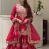 MT 1079 Pink Natural Silk Salwar Suit with Sequins Work & Embroidery Work. Special Price ₹2449. Delivery 4-6 Working Days. Shop now. | Casual Suits, Jump Suits, Creative suits, Designer Suits, Palazzo Suits, Party Wear Suits, Patiala Suits, Salwar suit, Straight Suits