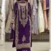 SR 1716 Purple Colour Faux Georgette Salwar Suit with Lace Work. Introductory Price ₹2449. Delivery 4-6 Working Days. Shop now. | Casual Suits, Jump Suits, Creative suits, Designer Suits, Palazzo Suits, Party Wear Suits, Patiala Suits, Salwar suit, Straight Suits