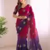 SC 1052 Purple Fendy Silk Saree Perfect for Wedding, Party, Baby Shower, Pongal, Housewarming – . Available at ₹1799 only. Delivery 4-6 Working Days. | Creative Sarees, Bollywood Sarees, Designer Sarees, Embroidered Sarees, Ethnic Saree, Modern Digital sarees, Party Wear Sarees, Sarees