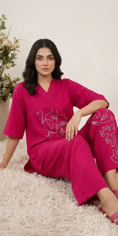 LG 2092 Rani Pink Roman Silk. Sequins Work & Embroidery Work Salwar Suit Festive Deal ₹1699. Delivery 4-6 Working Days. Shop now. | Casual Suits, Jump Suits, Creative suits, Designer Suits, Palazzo Suits, Party Wear Suits, Patiala Suits, Salwar suit, Straight Suits