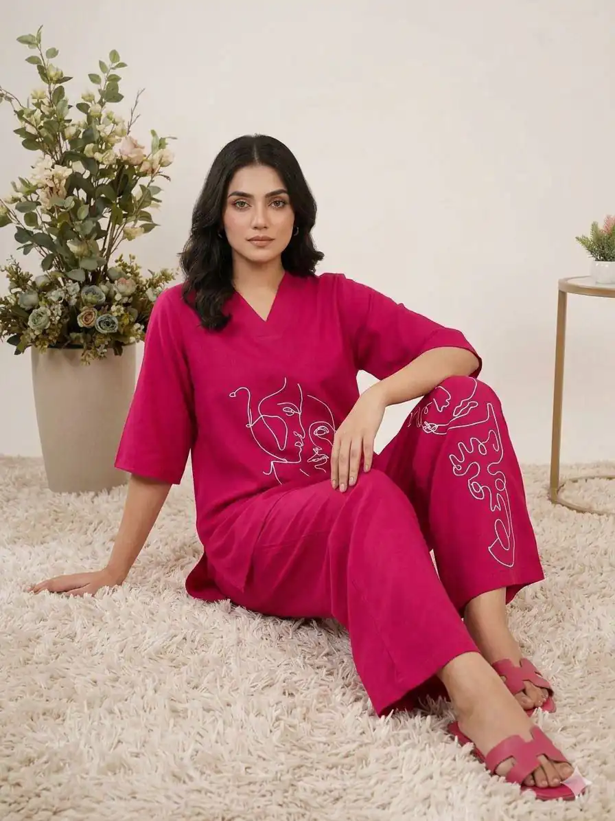 LG 2092 Rani Pink Roman Silk. Sequins Work & Embroidery Work Salwar Suit Festive Deal ₹1699. Delivery 4-6 Working Days. Shop now. | Casual Suits, Jump Suits, Creative suits, Designer Suits, Palazzo Suits, Party Wear Suits, Patiala Suits, Salwar suit, Straight Suits