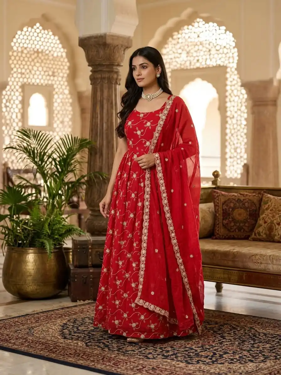 KD 1534 Red in Color Fendy Silk Designer Work Salwar Suit . Introductory Price ₹2499. Delivery 4-6 Working Days. Shop now. | Casual Suits, Jump Suits, Creative suits, Designer Suits, Palazzo Suits, Party Wear Suits, Patiala Suits, Salwar suit, Straight Suits