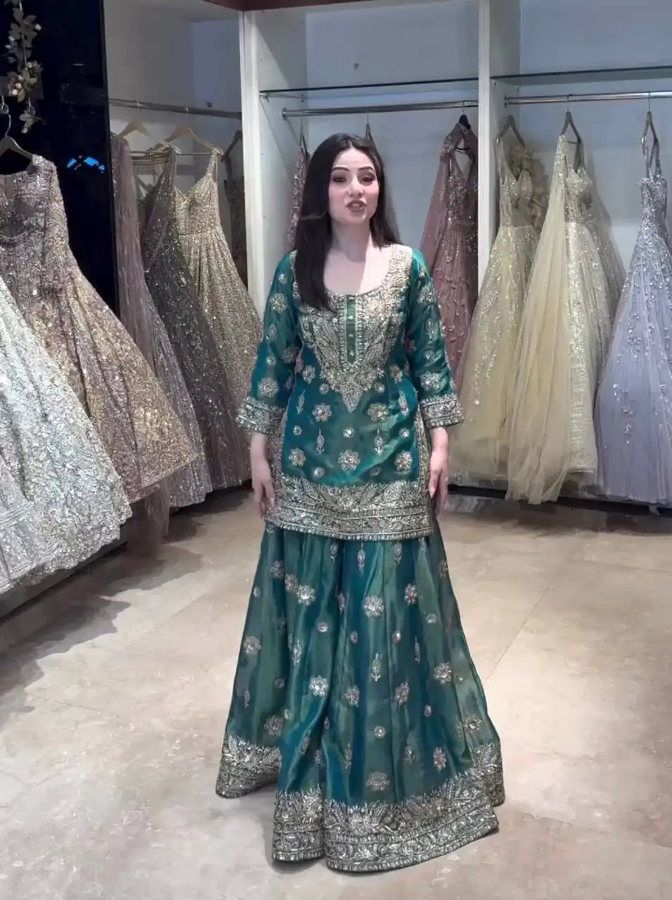 WW 1243 Teal NC Zimmy Silk Salwar Suit Perfect for Wedding, Party, Baby Shower, Festival Celebrations, Pongal – . Grab it for ₹2449. Delivery 4-6 Worki | Casual Suits, Jump Suits, Creative suits, Designer Suits, Palazzo Suits, Party Wear Suits, Patiala Suits, Salwar suit, Straight Suits