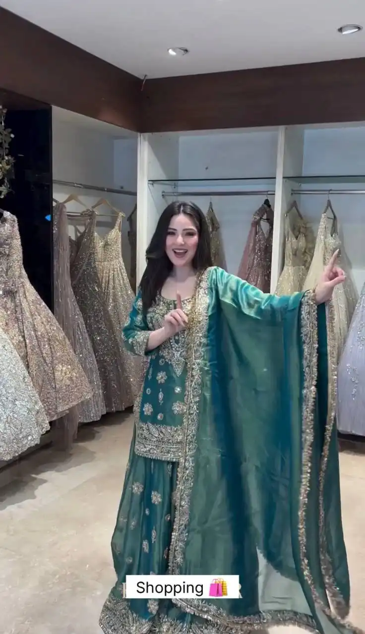 WW 1243 Teal NC Zimmy Silk Salwar Suit Perfect for Wedding, Party, Baby Shower, Festival Celebrations, Pongal – . Grab it for ₹2449. Delivery 4-6 Worki | Casual Suits, Jump Suits, Creative suits, Designer Suits, Palazzo Suits, Party Wear Suits, Patiala Suits, Salwar suit, Straight Suits