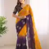 SC 1052 Yellow Fendy Silk Saree Perfect for Wedding, Party, Baby Shower, Pongal, Housewarming – . Available at ₹1799 only. Delivery 4-6 Working Days. | Creative Sarees, Bollywood Sarees, Designer Sarees, Embroidered Sarees, Ethnic Saree, Modern Digital sarees, Party Wear Sarees, Sarees