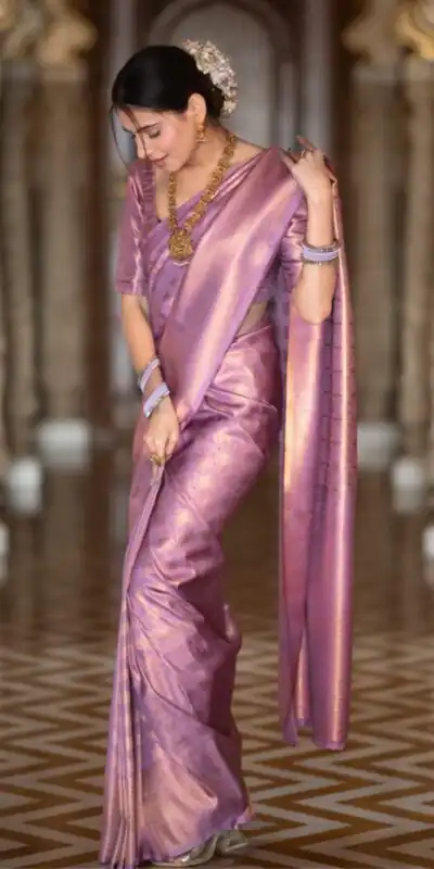 KPR 237 Lavender Soft Lichi Silk Cloth Saree Perfect for Wedding, Party, Family Gatherings, Sangeet, Ethnic Day – . Festive Deal ₹1299. Delivery 4-6 Workin | Creative Sarees, Bollywood Sarees, Designer Sarees, Embroidered Sarees, Ethnic Saree, Modern Digital sarees, Party Wear Sarees, Sarees