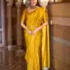 KPR 237 Mustered Soft Lichi Silk Cloth Saree Perfect for Wedding, Party, Family Gatherings, Sangeet, Ethnic Day – . Festive Deal ₹1299. Delivery 4-6 Workin | Creative Sarees, Bollywood Sarees, Designer Sarees, Embroidered Sarees, Ethnic Saree, Modern Digital sarees, Party Wear Sarees, Sarees
