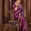 KPR 237 Wine Soft Lichi Silk Cloth Saree Perfect for Wedding, Party, Family Gatherings, Sangeet, Ethnic Day – . Festive Deal ₹1299. Delivery 4-6 Workin | Creative Sarees, Bollywood Sarees, Designer Sarees, Embroidered Sarees, Ethnic Saree, Modern Digital sarees, Party Wear Sarees, Sarees