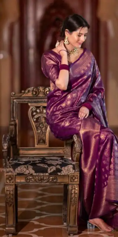 KPR 237 Wine Soft Lichi Silk Cloth Saree Perfect for Wedding, Party, Family Gatherings, Sangeet, Ethnic Day – . Festive Deal ₹1299. Delivery 4-6 Workin | Creative Sarees, Bollywood Sarees, Designer Sarees, Embroidered Sarees, Ethnic Saree, Modern Digital sarees, Party Wear Sarees, Sarees