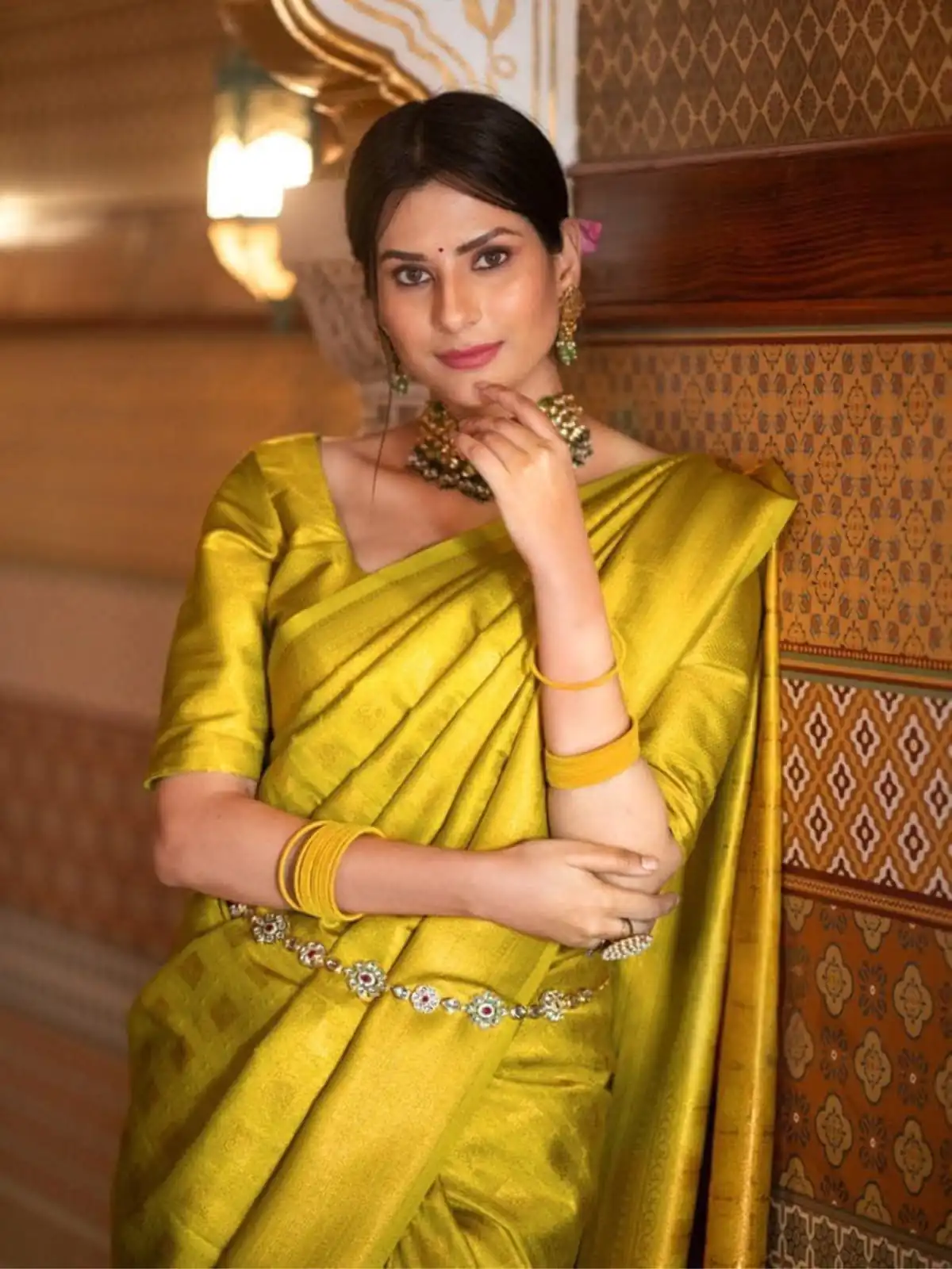 KPR 237 Yellow Soft Lichi Silk Cloth Saree Perfect for Wedding, Party, Family Gatherings, Sangeet, Ethnic Day – . Festive Deal ₹1299. Delivery 4-6 Workin | Creative Sarees, Bollywood Sarees, Designer Sarees, Embroidered Sarees, Ethnic Saree, Modern Digital sarees, Party Wear Sarees, Sarees