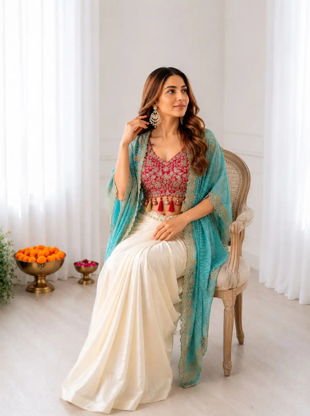 BB 48 Blue Crepe Silk Dhoti Suit Perfect for Wedding, Party, Festival Celebrations, Holi, Pooja – . Introductory Price ₹2099. Delivery 4-6 Working | Casual Suits, Jump Suits, Creative suits, Designer Suits, Palazzo Suits, Party Wear Suits, Patiala Suits, Salwar suit, Straight Suits