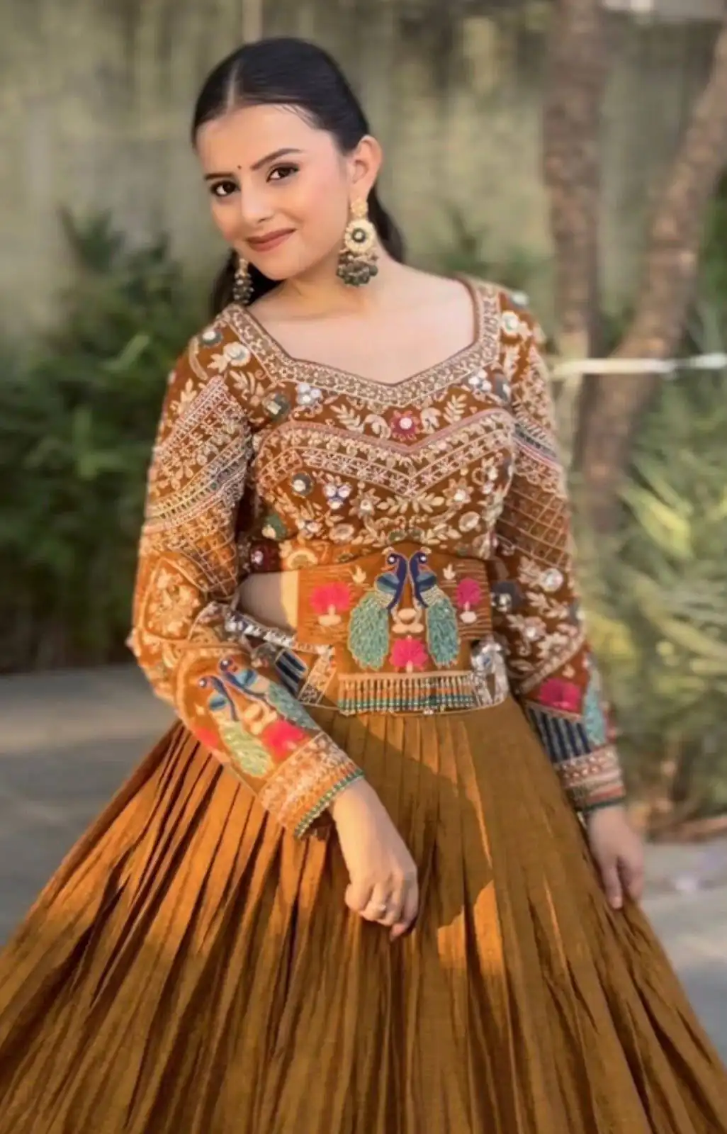 PC 579 Mustered Chinon silk Lehenga Choli with Sequins Work & Embroidery Work. Now at just ₹2749. Delivery 4-6 Working Days. Shop now. | Bollywood Lehenga, Creative Lehenga, Designer Lehenga, Embroidered Lehenga, Lehenga, Party Wear Lehenga