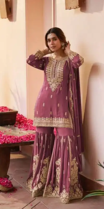 ZC 3 Idiots Onion Faux Georgette Salwar Suit with Lace Work & Embroidery Work. Introductory Price ₹2399. Delivery 4-6 Working Days. Shop now. | Casual Suits, Jump Suits, Creative suits, Designer Suits, Palazzo Suits, Party Wear Suits, Patiala Suits, Salwar suit, Straight Suits
