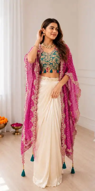 BB 48 Pink Crepe Silk Dhoti Suit Perfect for Wedding, Party, Festival Celebrations, Holi, Pooja – . Introductory Price ₹2099. Delivery 4-6 Working | Casual Suits, Jump Suits, Creative suits, Designer Suits, Palazzo Suits, Party Wear Suits, Patiala Suits, Salwar suit, Straight Suits