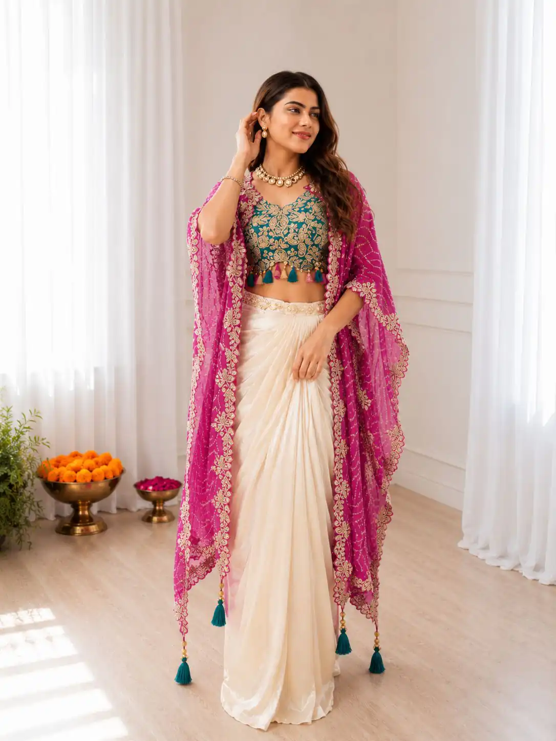 BB 48 Pink Crepe Silk Dhoti Suit Perfect for Wedding, Party, Festival Celebrations, Holi, Pooja – . Introductory Price ₹2099. Delivery 4-6 Working | Casual Suits, Jump Suits, Creative suits, Designer Suits, Palazzo Suits, Party Wear Suits, Patiala Suits, Salwar suit, Straight Suits