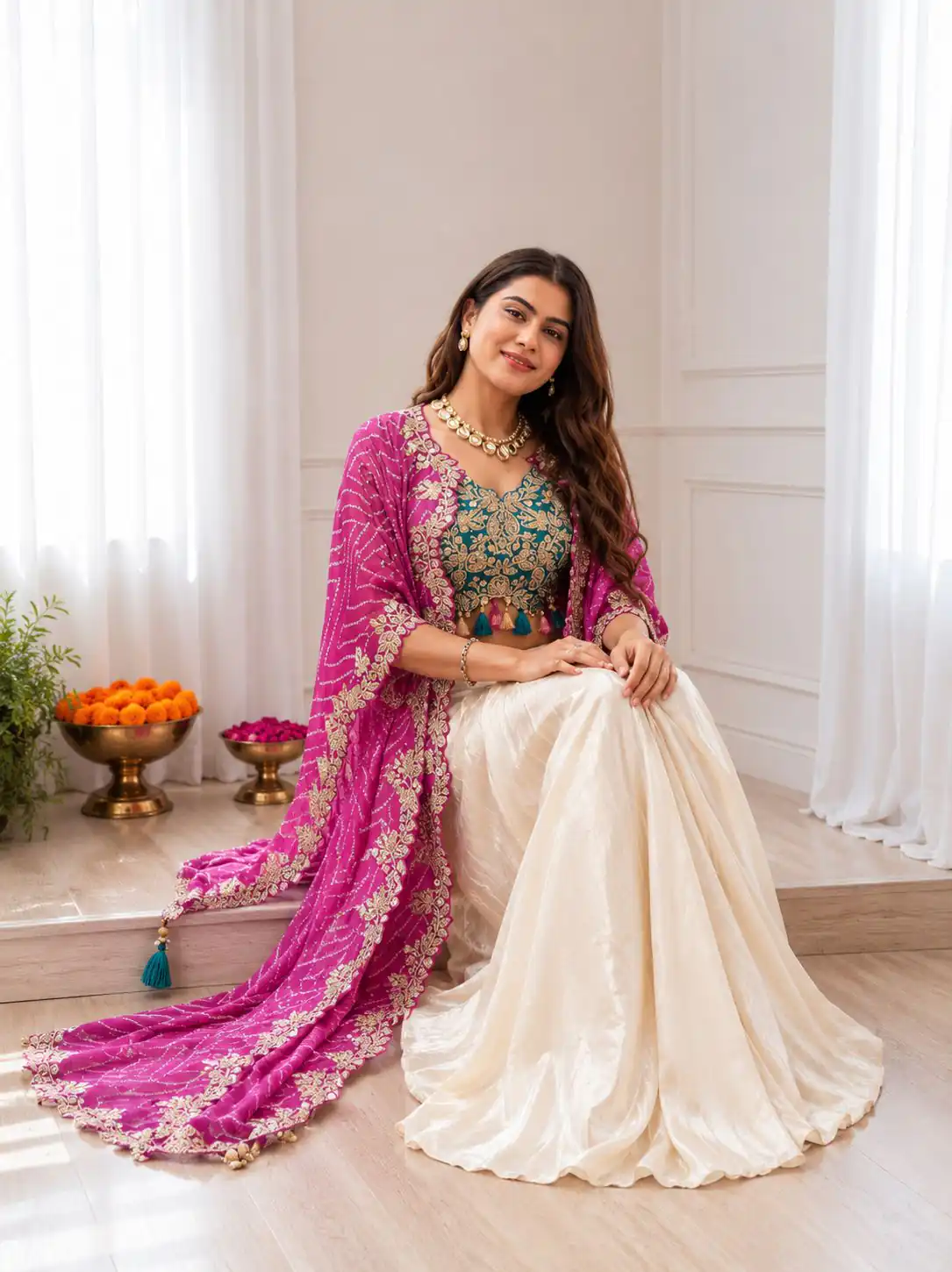 BB 48 Pink Crepe Silk Dhoti Suit Perfect for Wedding, Party, Festival Celebrations, Holi, Pooja – . Introductory Price ₹2099. Delivery 4-6 Working | Casual Suits, Jump Suits, Creative suits, Designer Suits, Palazzo Suits, Party Wear Suits, Patiala Suits, Salwar suit, Straight Suits
