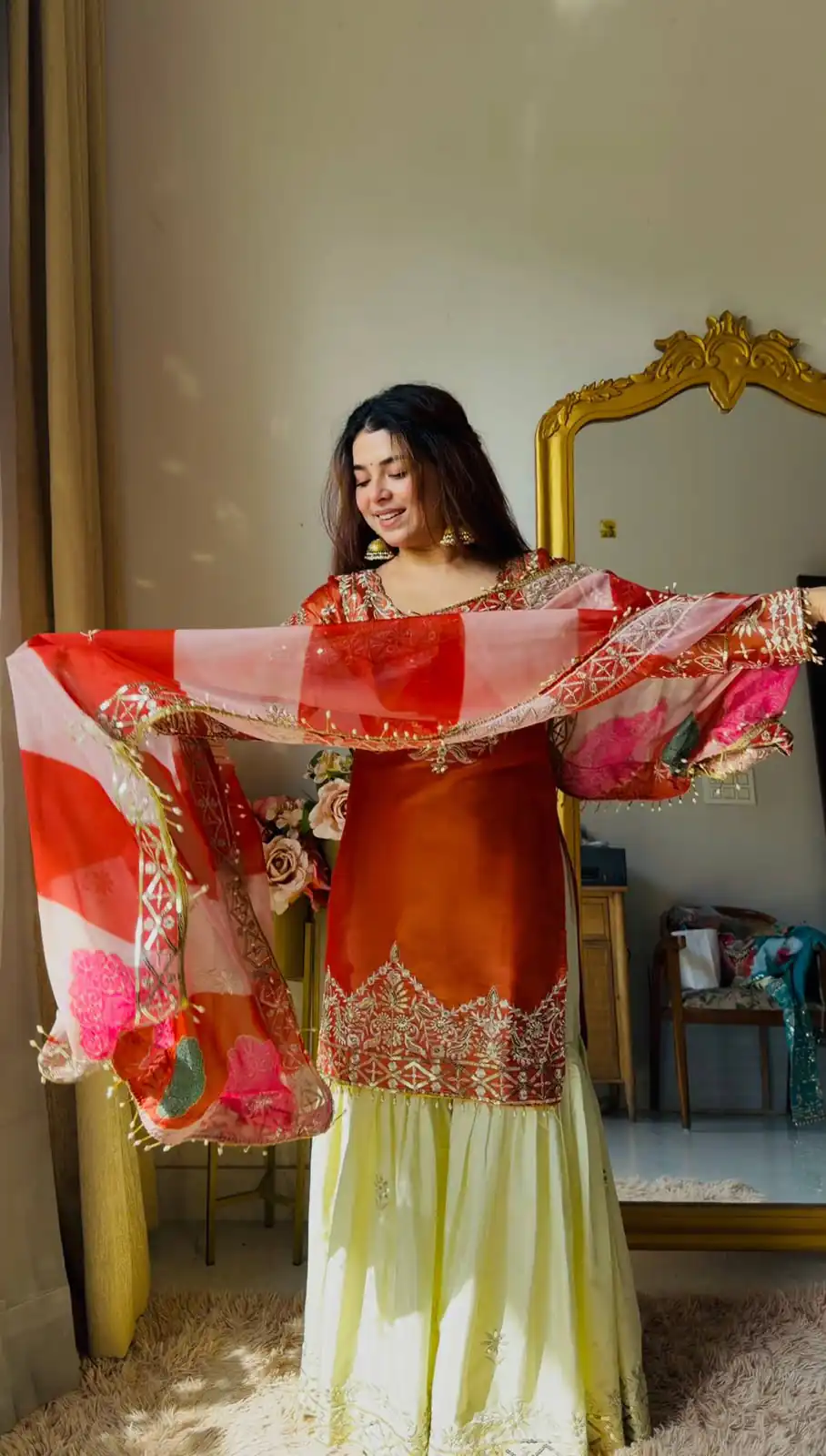 ZC NEHA Orange Mox Fendy Salwar Suit with Embroidery Work & Sequins Work. Get it for ₹2449. Delivery 4-6 Working Days. Shop now. | Casual Suits, Jump Suits, Creative suits, Designer Suits, Palazzo Suits, Party Wear Suits, Patiala Suits, Salwar suit, Straight Suits