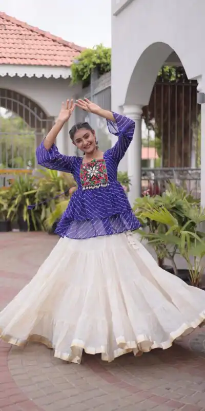 KA 5074 Blue Kora Cotton Lehenga Choli erfect for Wedding, Party, Haldi, Traditional Day, Makar Sankranti – . Special Price ₹2849. Delivery 4-6 Working | Bollywood Lehenga, Creative Lehenga, Designer Lehenga, Embroidered Lehenga, Lehenga, Party Wear Lehenga