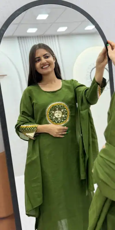 PC 598 Green Roman Silk Salwar Suit with Sequins Work & Embroidery Work. Available at ₹2099 only. Delivery 4-6 Working Days. Shop now. | Casual Suits, Jump Suits, Creative suits, Designer Suits, Palazzo Suits, Party Wear Suits, Patiala Suits, Salwar suit, Straight Suits