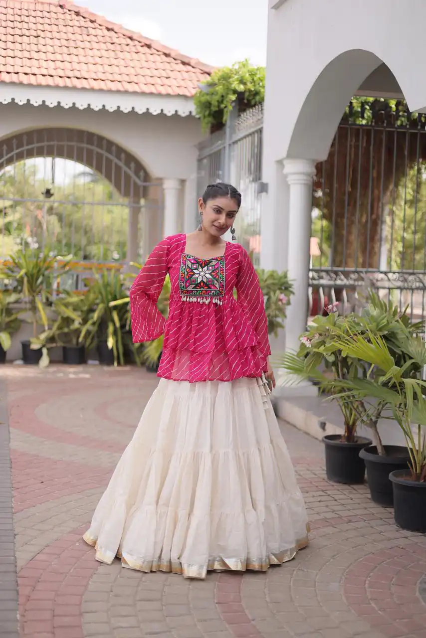 KA 5074 Pink Kora Cotton Lehenga Choli erfect for Wedding, Party, Haldi, Traditional Day, Makar Sankranti – . Special Price ₹2849. Delivery 4-6 Working | Bollywood Lehenga, Creative Lehenga, Designer Lehenga, Embroidered Lehenga, Lehenga, Party Wear Lehenga