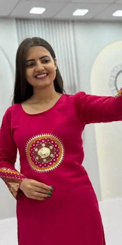 PC 598 Pink Roman Silk Salwar Suit with Sequins Work & Embroidery Work. Available at ₹2099 only. Delivery 4-6 Working Days. Shop now. | Casual Suits, Jump Suits, Creative suits, Designer Suits, Palazzo Suits, Party Wear Suits, Patiala Suits, Salwar suit, Straight Suits