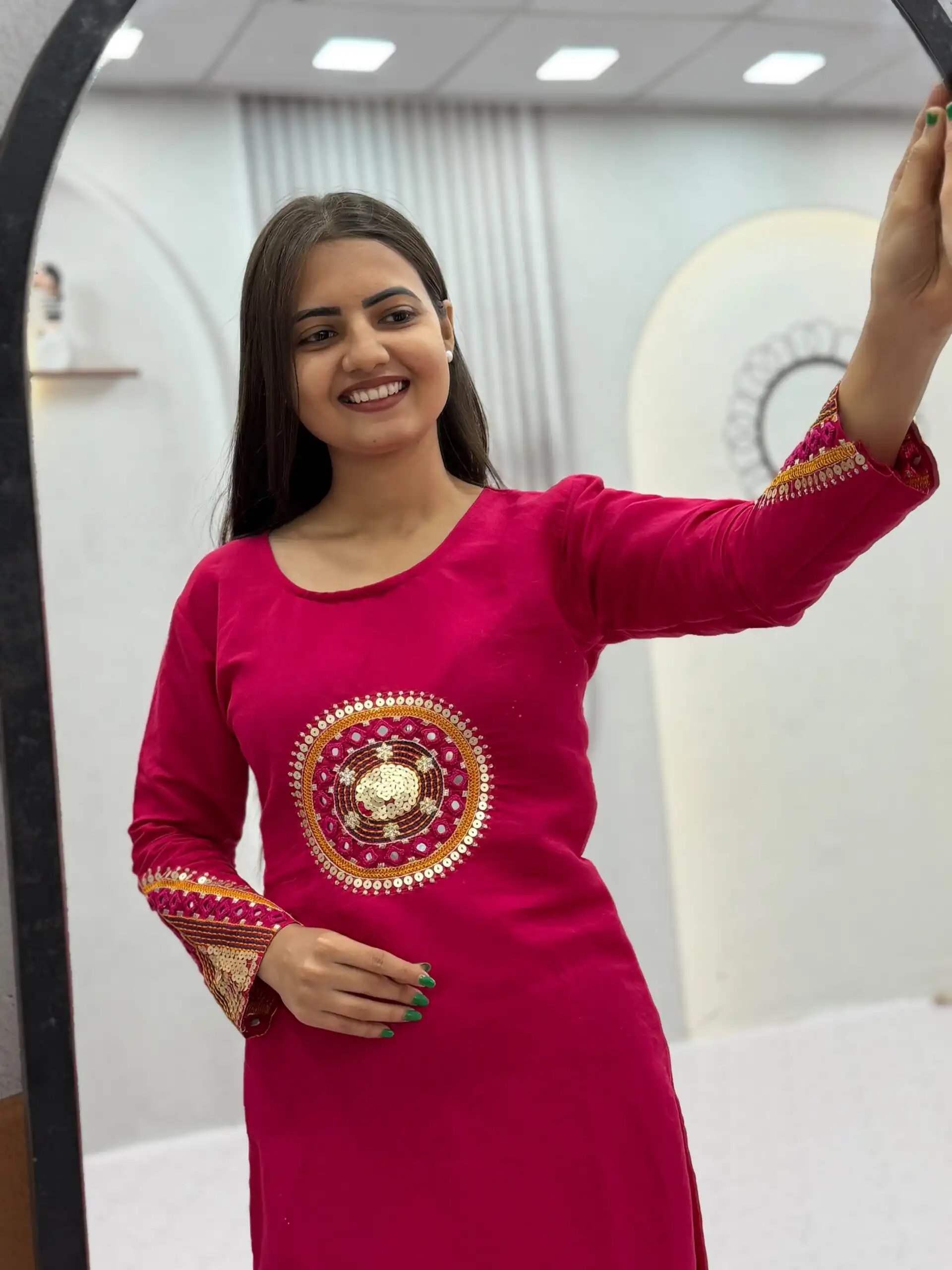 PC 598 Pink Roman Silk Salwar Suit with Sequins Work & Embroidery Work. Available at ₹2099 only. Delivery 4-6 Working Days. Shop now. | Casual Suits, Jump Suits, Creative suits, Designer Suits, Palazzo Suits, Party Wear Suits, Patiala Suits, Salwar suit, Straight Suits