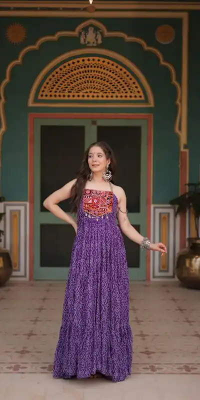 KA 1119 Purple Gown Perfect for Wedding, Party, Makar Sankranti, Festival Celebrations, Engagement –. Grab it for ₹1799. Delivery 4-6 Worki | Bollywood Gowns, Creative Gowns, Designer Gowns, Embroidered Gowns, Gowns, Party Wear Gowns