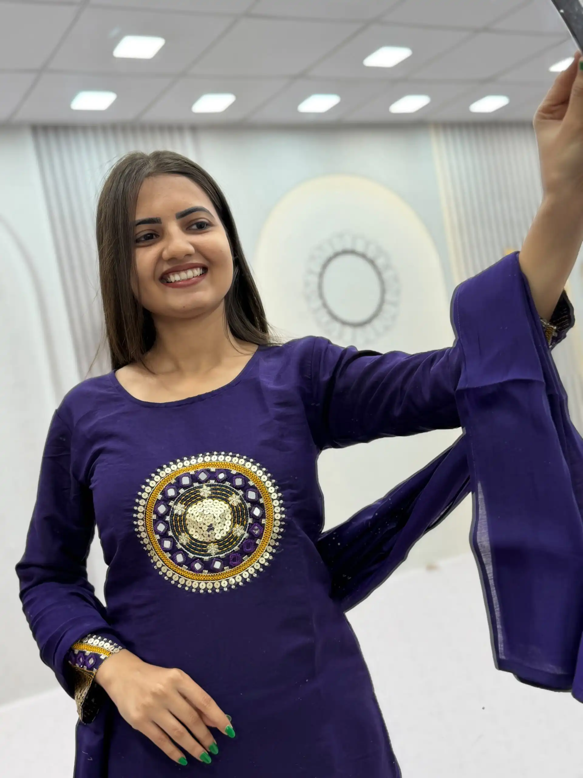 PC 598 Purple Roman Silk Salwar Suit with Sequins Work & Embroidery Work. Available at ₹2099 only. Delivery 4-6 Working Days. Shop now. | Casual Suits, Jump Suits, Creative suits, Designer Suits, Palazzo Suits, Party Wear Suits, Patiala Suits, Salwar suit, Straight Suits