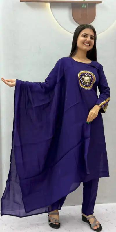 PC 598 Purple Roman Silk Salwar Suit with Sequins Work & Embroidery Work. Available at ₹2099 only. Delivery 4-6 Working Days. Shop now. | Casual Suits, Jump Suits, Creative suits, Designer Suits, Palazzo Suits, Party Wear Suits, Patiala Suits, Salwar suit, Straight Suits