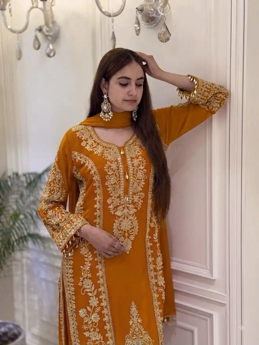 SRK 5365 Mastered Faux Georgette Salwar Suit erfect for Wedding, Party, Mehendi, Pongal, Reception – . Available at ₹2449 only. Delivery 4-6 Working Days | Casual Suits, Jump Suits, Creative suits, Designer Suits, Palazzo Suits, Party Wear Suits, Patiala Suits, Salwar suit, Straight Suits