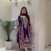 SRK 5365 Purple Faux Georgette Salwar Suit erfect for Wedding, Party, Mehendi, Pongal, Reception – . Available at ₹2449 only. Delivery 4-6 Working Days | Casual Suits, Jump Suits, Creative suits, Designer Suits, Palazzo Suits, Party Wear Suits, Patiala Suits, Salwar suit, Straight Suits
