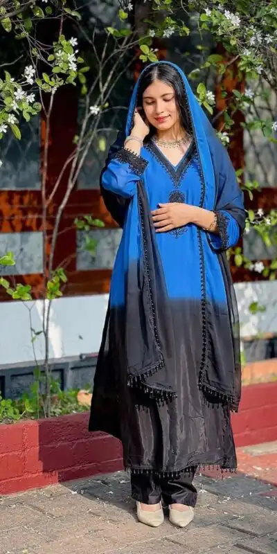 SR 1710 Blue French Crep Silk Salwar Suit Perfect for Wedding, Party, Engagement, Baisakhi, Pongal – . Special Price ₹2149. Delivery 4-6 Working Days | Casual Suits, Jump Suits, Creative suits, Designer Suits, Palazzo Suits, Party Wear Suits, Patiala Suits, Salwar suit, Straight Suits