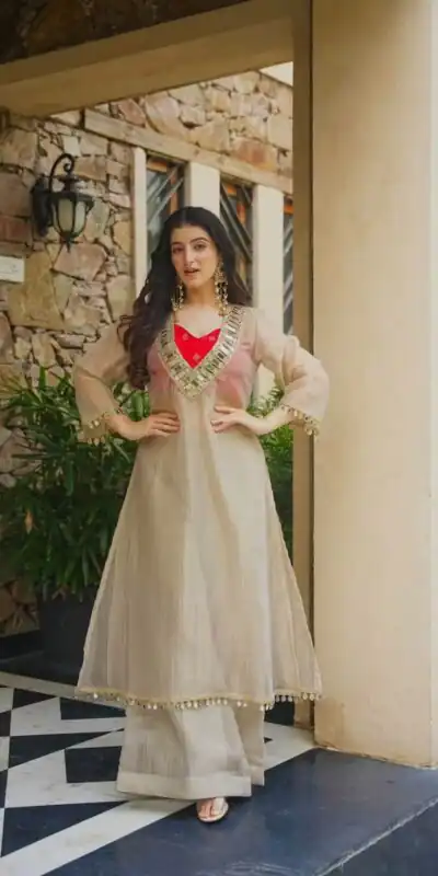 KD 1642 Chiku in Salsa Silk Embroidery Work & Sequins Work Salwar Suit . Get it for ₹2099. Delivery 4-6 Working Days. Shop now. | Casual Suits, Jump Suits, Creative suits, Designer Suits, Palazzo Suits, Party Wear Suits, Patiala Suits, Salwar suit, Straight Suits
