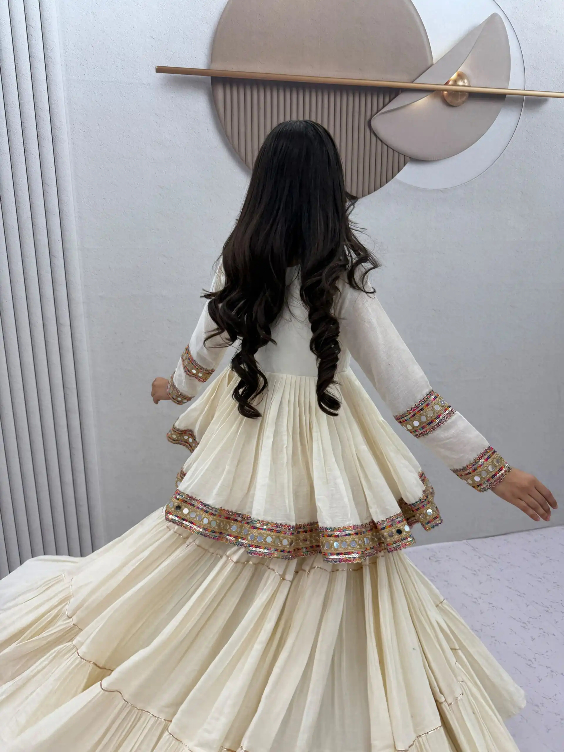 PC 596 Off White in Pure Cotton Mirror Work & Gamthi Work Lehenga Choli . Exclusive Offer ₹2999. Delivery 4-6 Working Days. Shop now. | Bollywood Lehenga, Creative Lehenga, Designer Lehenga, Embroidered Lehenga, Lehenga, Party Wear Lehenga