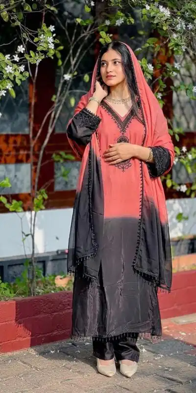 SR 1710 Peach French Crep Silk Salwar Suit Perfect for Wedding, Party, Engagement, Baisakhi, Pongal – . Special Price ₹2149. Delivery 4-6 Working Days | Casual Suits, Jump Suits, Creative suits, Designer Suits, Palazzo Suits, Party Wear Suits, Patiala Suits, Salwar suit, Straight Suits
