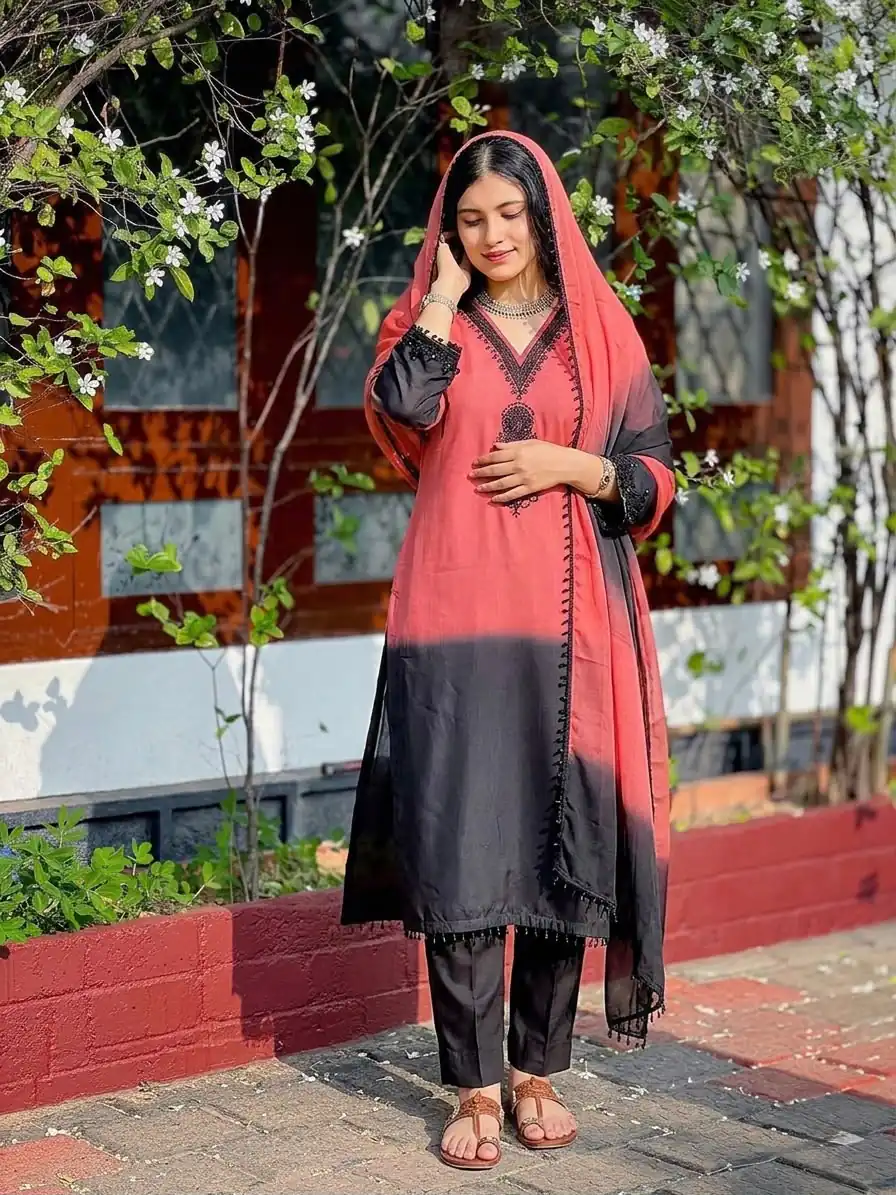 SR 1710 Peach French Crep Silk Salwar Suit Perfect for Wedding, Party, Engagement, Baisakhi, Pongal – . Special Price ₹2149. Delivery 4-6 Working Days | Casual Suits, Jump Suits, Creative suits, Designer Suits, Palazzo Suits, Party Wear Suits, Patiala Suits, Salwar suit, Straight Suits