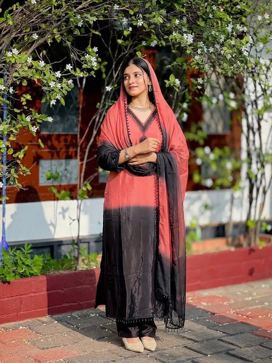 SR 1710 Peach French Crep Silk Salwar Suit Perfect for Wedding, Party, Engagement, Baisakhi, Pongal – . Special Price ₹2149. Delivery 4-6 Working Days | Casual Suits, Jump Suits, Creative suits, Designer Suits, Palazzo Suits, Party Wear Suits, Patiala Suits, Salwar suit, Straight Suits