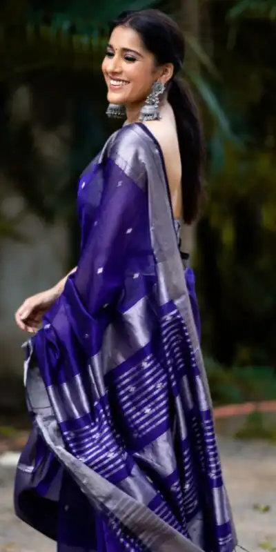 KP 5091 Royal Blue Soft Lichi Silk Saree with Lace Work & Lace Border. Introductory Price ₹1349. Delivery 4-6 Working Days. Shop now. | Creative Sarees, Bollywood Sarees, Designer Sarees, Embroidered Sarees, Ethnic Saree, Modern Digital sarees, Party Wear Sarees, Sarees
