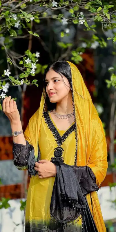 SR 1710 Yellow French Crep Silk Salwar Suit Perfect for Wedding, Party, Engagement, Baisakhi, Pongal – . Special Price ₹2149. Delivery 4-6 Working Days | Casual Suits, Jump Suits, Creative suits, Designer Suits, Palazzo Suits, Party Wear Suits, Patiala Suits, Salwar suit, Straight Suits