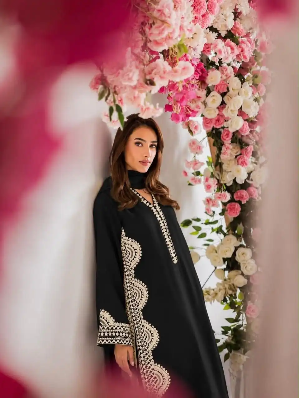 RTC 6060 Black in Biscuit Slab. Thread Embroidery & Embroidery Work Salwar Suit Special Price ₹2399. Delivery 4-6 Working Days. Shop now. | Casual Suits, Jump Suits, Creative suits, Designer Suits, Palazzo Suits, Party Wear Suits, Patiala Suits, Salwar suit, Straight Suits