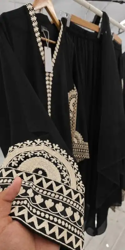 RTC 6060 Black in Biscuit Slab. Thread Embroidery & Embroidery Work Salwar Suit Special Price ₹2399. Delivery 4-6 Working Days. Shop now. | Casual Suits, Jump Suits, Creative suits, Designer Suits, Palazzo Suits, Party Wear Suits, Patiala Suits, Salwar suit, Straight Suits